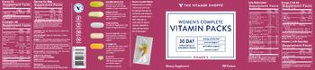 The Vitamin Shoppe Women's Complete Vitamin Packs Omega 3 Fish Oil - supplement