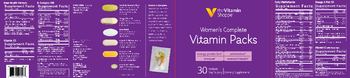 The Vitamin Shoppe Women's Complete Vitamin Packs Omega 3 Fish Oil - supplement