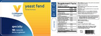 The Vitamin Shoppe Yeast Fend - supplement
