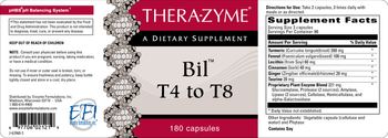 Thera-Zyme Bil T4 To T8 - supplement