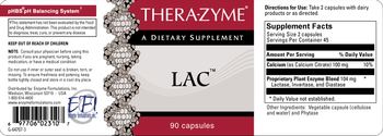 Thera-Zyme LAC - supplement