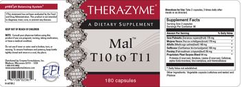 Thera-Zyme Mal T10 To T11 - supplement
