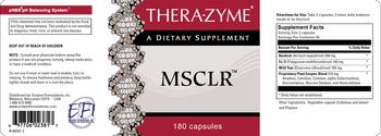 Thera-Zyme MSCLR - supplement
