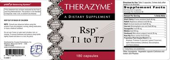 Thera-Zyme Rsp T1 To T7 - supplement