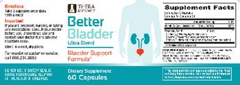 TheraBotanics Better Bladder Ultra Blend - supplement