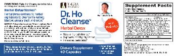 TheraBotanics Dr. Ho Cleanse Herbal Detox - supplement