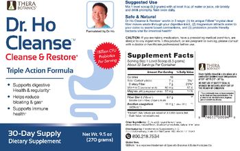 TheraBotanics Dr. Ho Cleanse - supplement