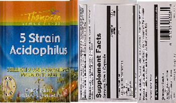 Thompson 5 Strain Acidophilus - supplement