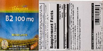 Thompson B2 100 mg - supplement