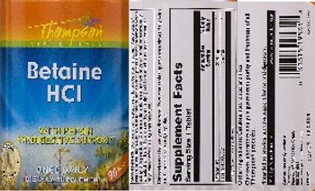Thompson Betaine HCl - supplement