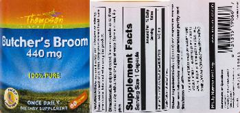 Thompson Butcher's Broom 440 mg - supplement