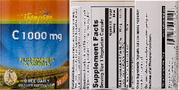 Thompson C 1000 mg - supplement