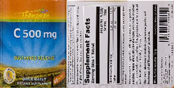 Thompson C 500 mg - supplement