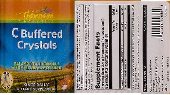 Thompson C Buffered Crystals - supplement