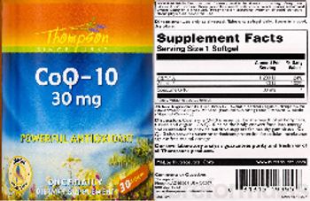 Thompson CoQ-10 30 mg - supplement
