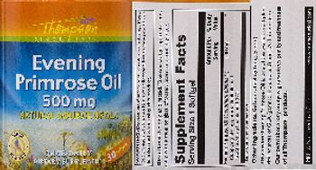 Thompson Evening Primrose Oil 500 mg - supplement