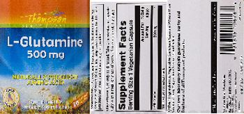 Thompson L-Glutamine 500 mg - supplement