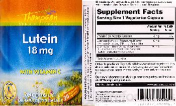 Thompson Lutein 18 mg - supplement