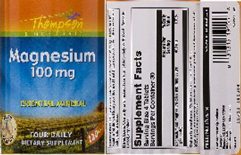 Thompson Magnesium 100 mg - supplement