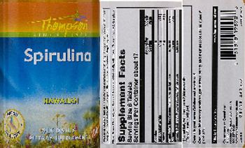 Thompson Spirulina - supplement
