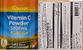 Thompson Vitamin C Powder 5000 mg - supplement