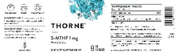 Thorne 5-MTHF 1 mg - supplement