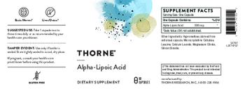 Thorne Alpha-Lipoic Acid - supplement
