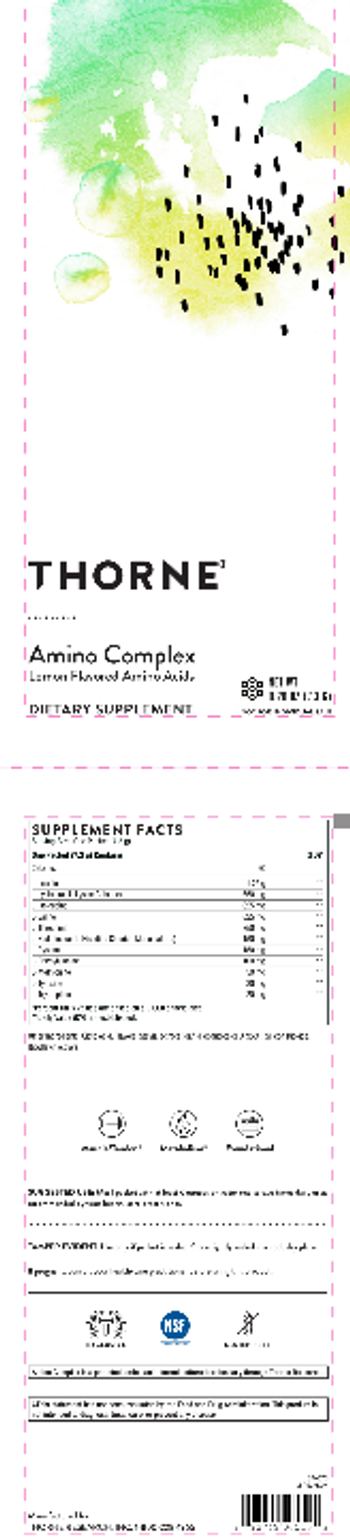 Thorne Amino Complex Lemon Flavored - supplement