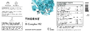 Thorne B-Complex #12 - supplement