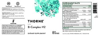 Thorne B-Complex #12 - supplement