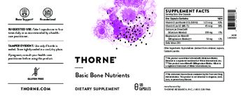 Thorne Basic Bone Nutrients - supplement