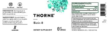 Thorne Biotin-8 - supplement
