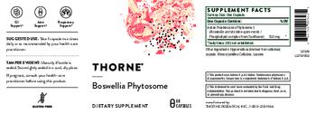 Thorne Boswellia Phytosome - supplement