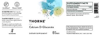 Thorne Calcium D-Glucarate - supplement