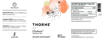 Thorne Choleast - supplement
