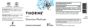 Thorne Chromium Picolinate - supplement
