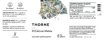 Thorne DiCalcium Malate - supplement