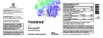Thorne Ferrasorb - supplement