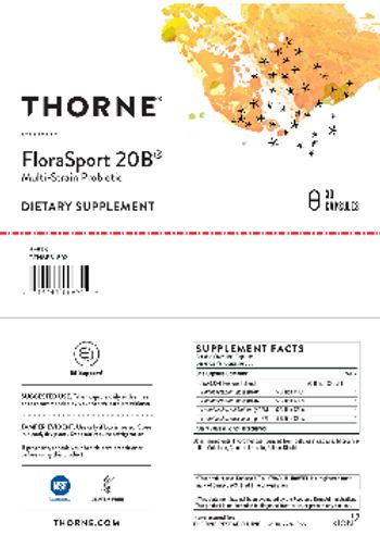 Thorne FloraSport 20B - supplement