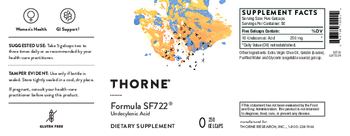 Thorne Formula SF722 - supplement