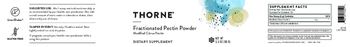 Thorne Fractionated Pectin Powder - supplement