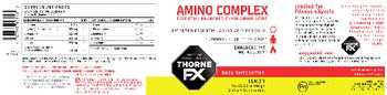 Thorne FX Amino Complex Lemon - supplement
