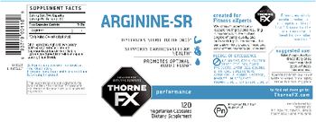 Thorne FX Arginine-SR - supplement