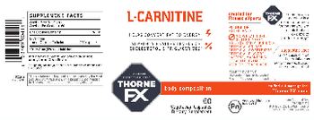 Thorne FX L-Carnitine - supplement