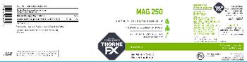 Thorne FX MAG 250 - supplement