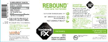 Thorne FX Rebound Curcumin Phytosome - supplement