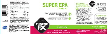 Thorne FX Super EPA Complex Lemon Berry - supplement