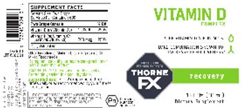 Thorne FX Vitamin D Complex - supplement
