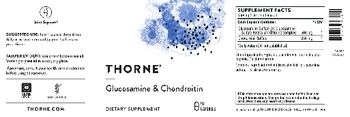 Thorne Glucosamine & Chondroitin - supplement