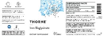 Thorne Iron Bisglycinate - supplement